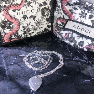 *SOLD* Gucci Big Heart Necklace
